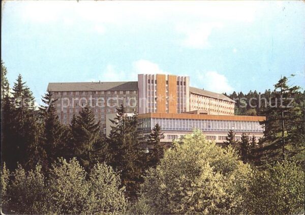 Oberhof Thueringen FDGB Erholungsheim Fritz Weineck