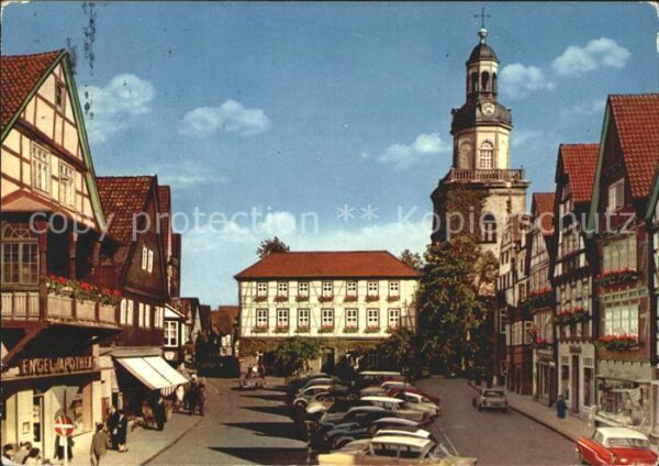 Rinteln Marktplatz mit Kirche