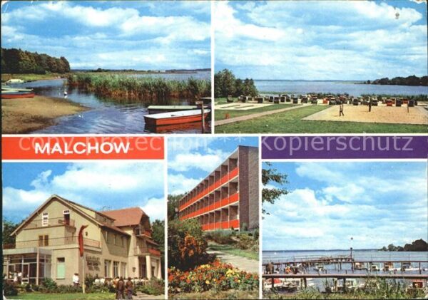 Malchow Am Fleesensee Strandpartie Wirtschaftsg