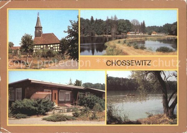 Chossewitz Dorfkirche Klingeteich Bungalowsiedlung