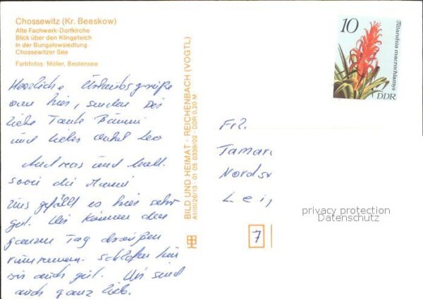 Chossewitz Dorfkirche Klingeteich Bungalowsiedlung – Bild 2
