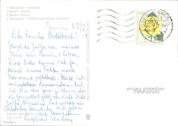 Heringsdorf Ostseebad Usedom Kulturhaus FDGB Heim Solidarität Bansin – Bild 2