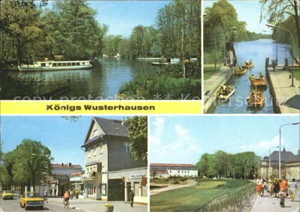 Koenigswusterhausen An der Dahme Schleuse Neue Mühle Bahnho