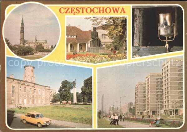 Czestochowa Schlesien Kosciol Pomnik Henryka Sienkiewicza Muz