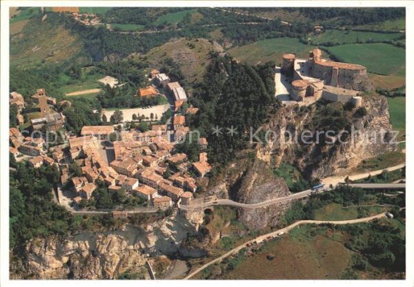 San Leo Veduta aerea del paese Fliegeraufnahme