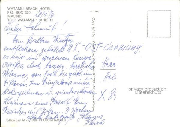 Malindi Watambu Beach Hotel Teilansichten – Bild 2