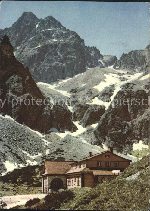 Vysoke Tatry Brncalova chata v Doline Zeleneho plesa