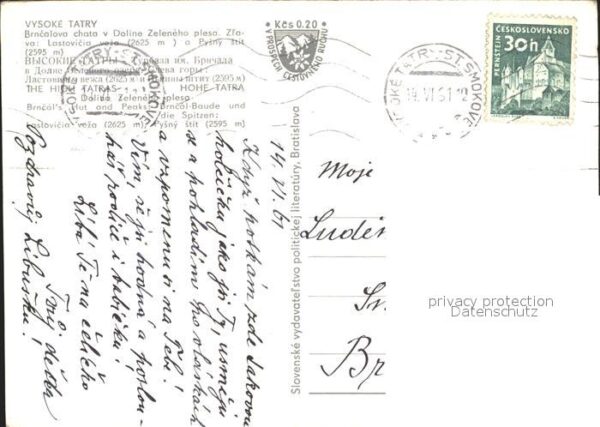 Vysoke Tatry Brncalova chata v Doline Zeleneho plesa – Bild 2