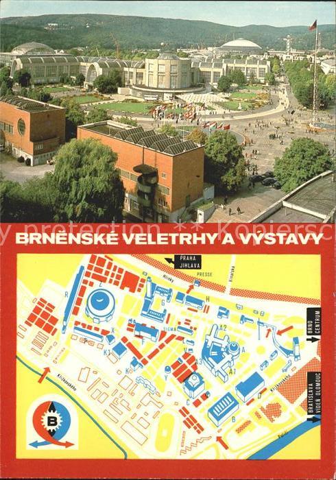 Brno Bruenn Vystaviste Ausstellungsgelände Plan
