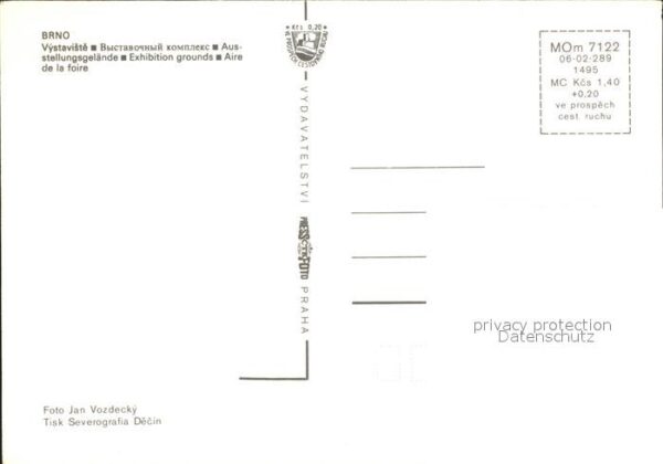 Brno Bruenn Vystaviste Ausstellungsgelände Plan – Bild 2