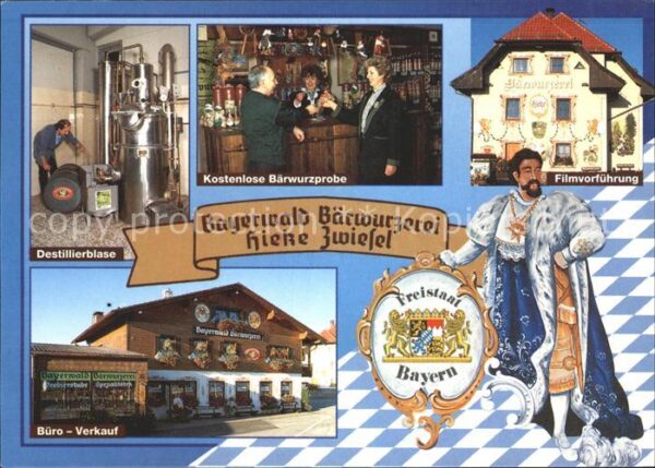 Zwiesel Niederbayern Bayerwald Bärwurzerei Destillierblase B