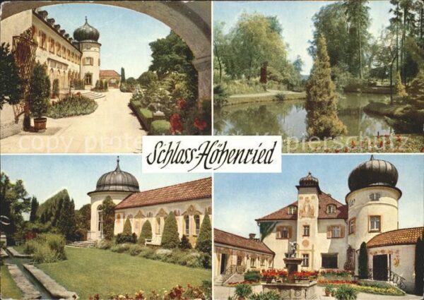 Bernried Starnberger See Schloss Höhenried Teilansichten Schloss