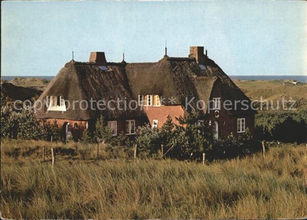 Nebel Amrum Haus am Meer Kapitän Tadsen