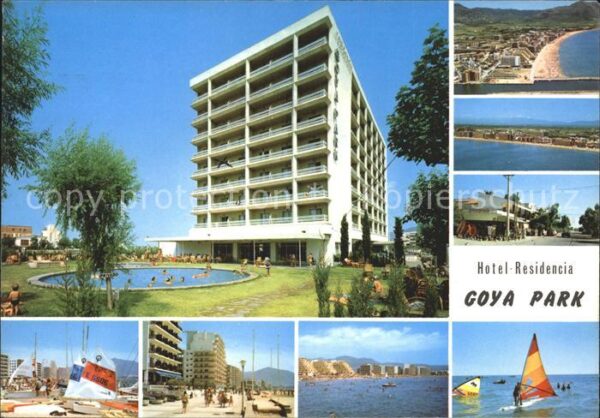 Rosas Costa Brava Cataluna Hotel Residencia Goya Swimmingpool Stra