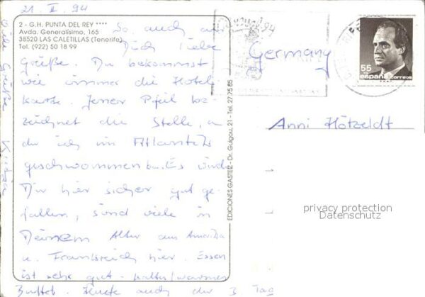 Tenerife Hotel Punta del Rey Swimmingpool – Bild 2