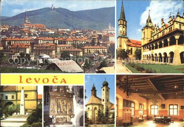 Levoca Slovakia celkovy pohlad Historicky komplex na na