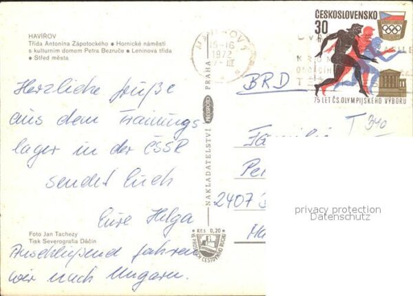Havirov Trida Antonia Zapotockeho Hornicke name – Bild 2