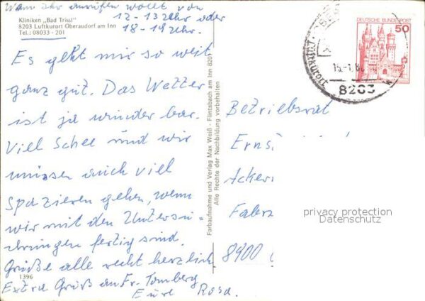 Oberaudorf Kliniken Bad Trissl Panorama – Bild 2