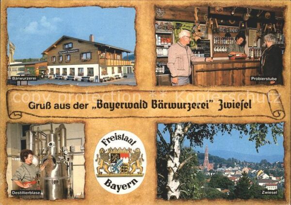 Zwiesel Niederbayern Bayerwald Bärwurzerei Probierstube Dest