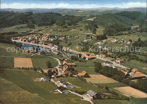 Nieder-Werbe am Edersee Fliegeraufnahme