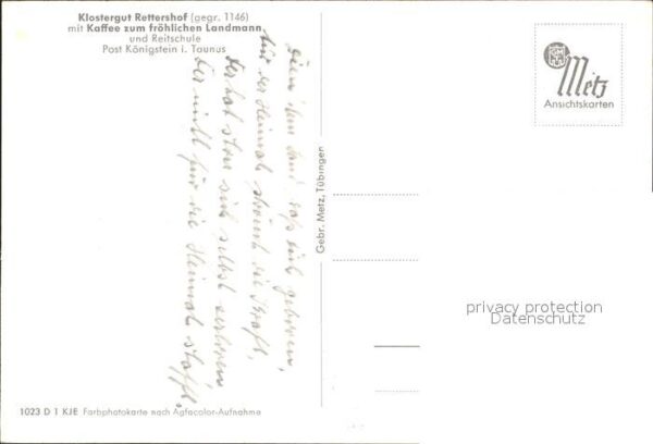 Koenigstein Taunus Klostergut Rettershof mit Kaffee zum fr – Bild 2