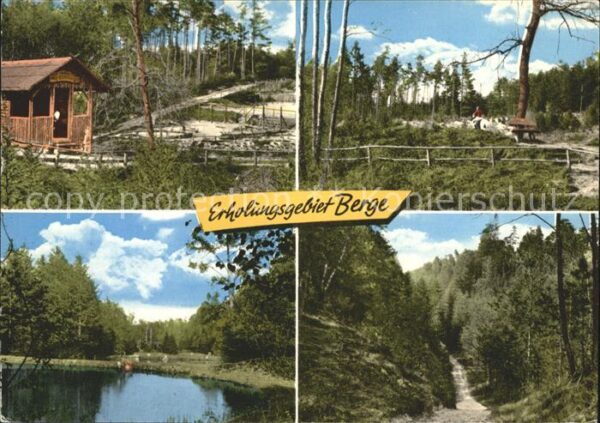 Berge Osnabrueck Erholungsgebiet Berge Teilansichten