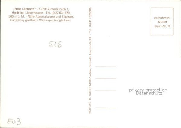 Hardt Gummersbach Haus Lenhartz – Bild 2