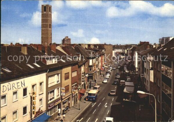Dueren Rheinland Oberstrasse Turm der Annakirche