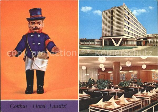 Cottbus Hotel Lausitz Gastraum Hotel Maskottche