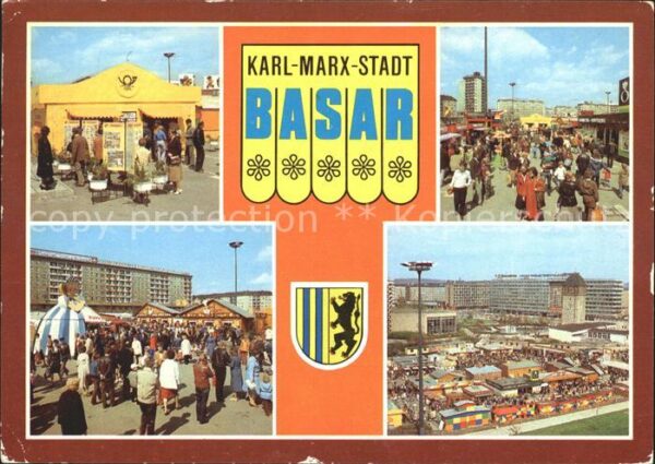 Karl-Marx-Stadt Basar Teilansichten