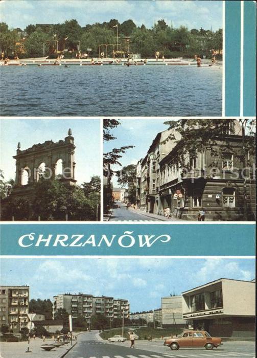 Chrzanow Basn kapielowy Ruiny klasycystycznego p