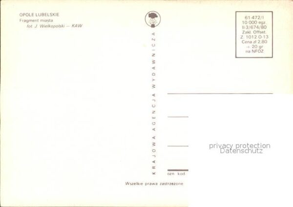 Opole Oppeln Oberschlesien Fragment miasta – Bild 2