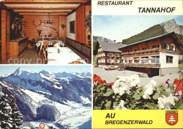 Au Bregenzerwald Restaurant Pension Tannahof Jägerstube