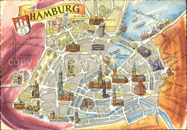 Hamburg Stadtplan