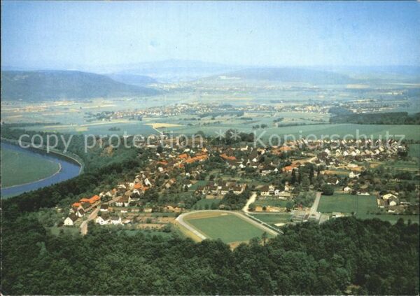 Fuerstenberg Weser Fliegeraufnahme