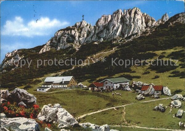 Chiemsee Bayerische Alpen Steinlingalm mit Kampe