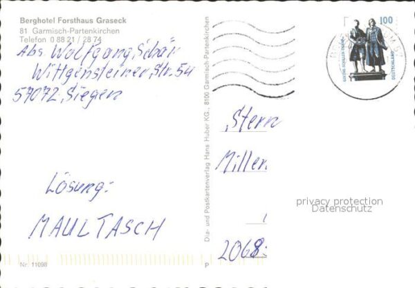 Garmisch-Partenkirchen Berghotel Forsthaus Graseck – Bild 2