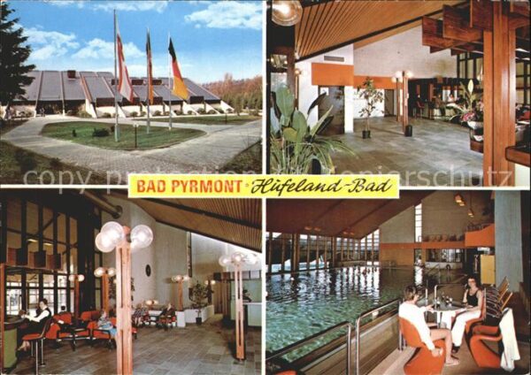 Bad Pyrmont Hufeland Bad Empfangshalle Bar Hallenba