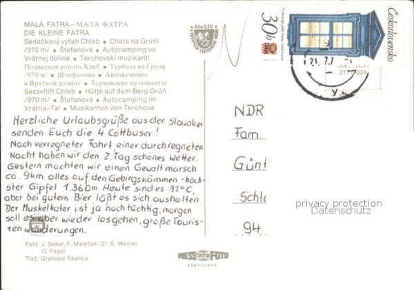 Mala Fatra Sedackovy vtah Chleb Chata na Gruni Ste – Bild 2