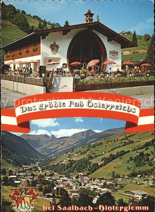 Saalbach-Hinterglemm Grösstes Fass Österreichs Panorama