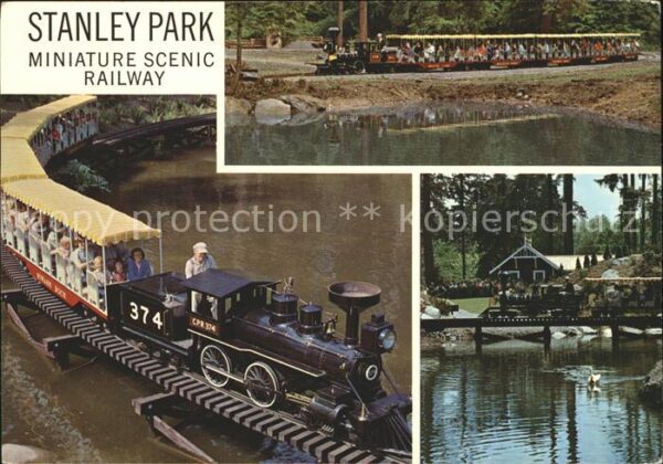 Vancouver British Columbia Stanley Park Miniature Scenic Railway