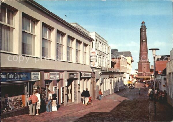 Borkum Strandstrasse Leuchtturm