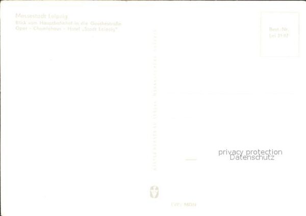 Leipzig Goethestrasse Oper Chemiehaus – Bild 2