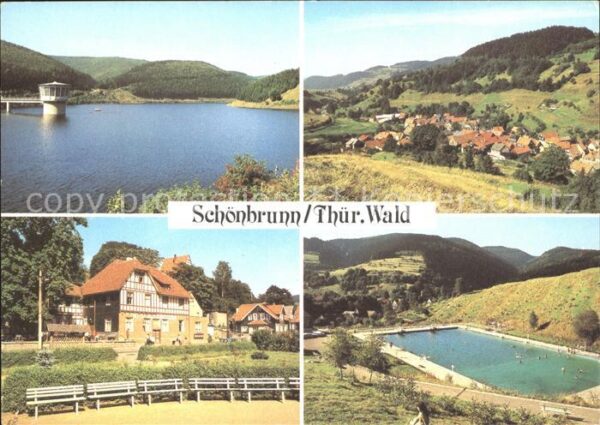 Schoenbrunn Schleusegrund Talsperre Schönbrunn Erholungsheim Hütt