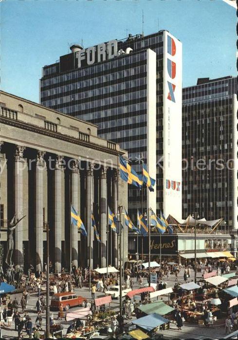 Stockholm Hötorget och Konserthusel