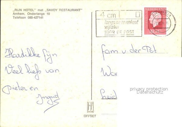 Arnhem Rijn Hotel Savoy Restaurant – Bild 2