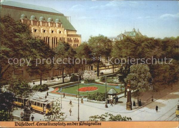 Duesseldorf Corneliusplatz Königsallee