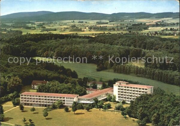 Bad Rothenfelde Sanatorium Teutoburger Wald Fliegeraufn