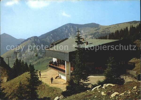 Spitzingsee Taubenstein Bahn Bergstation Brecherspi
