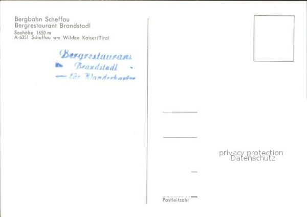 Scheffau Wilden Kaiser Bergbahn Scheffau Bergrestaurant Brands – Bild 2